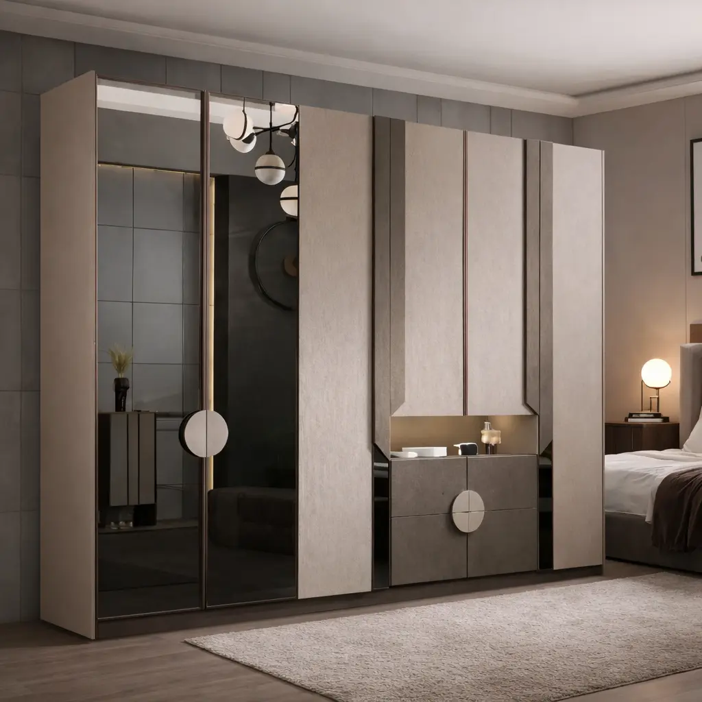 ARMOIRE PUYA 6 DRS BROWN 260 X 220 