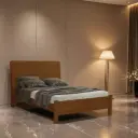 BED QUALITY II 4'6 1.40 X 1.90 HAZELNUT