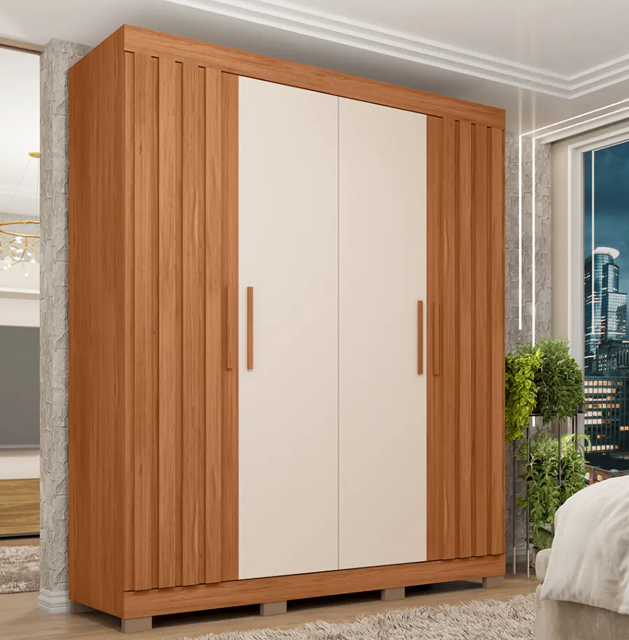 ARMOIRE SOPHIA 2.2 5PTS (4PCS) FREIJO/OFF WHITE