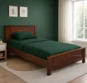BED NAIRA 3'6 VERNI FONCE SAPELE 