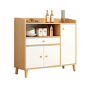 SIDEBOARD SEDONA 3PTS / 1TIR PASTORAL OAK / WHITE