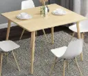 DINING TABLE URBANA 4 PLACES OAK