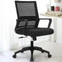 OFFICE CHAIR EMMA - M (2 IN 1) MEDIUM BACK MESH BLACK 