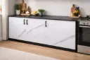 KITCHEN NAOMI (30506) BASE CABINET 3PTS-1200W-WITH DOOR GREY/WHITE 