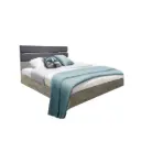 BED NANCY 5'0 GREY