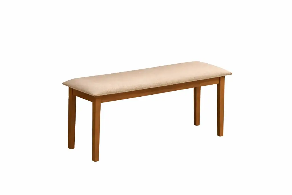 ACCESSORIES BENCH BELGIUM RECTANGLE MEDIUM BROWN