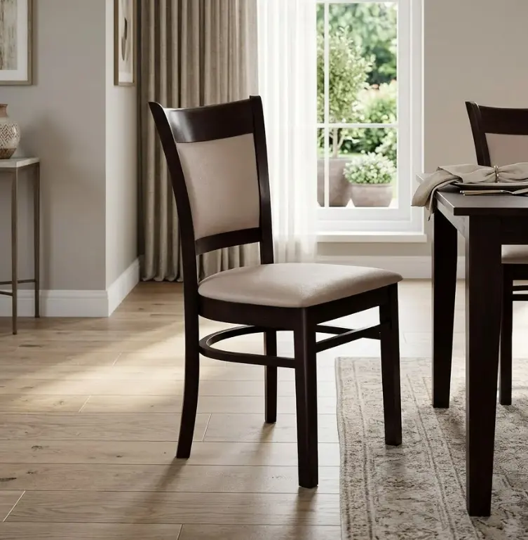 DINING CHAISE CAPELLA ROUND MEDIUM BROWN
