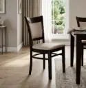 DINING CHAISE CAPELLA ROUND MEDIUM BROWN