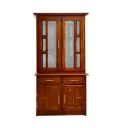 VAISSELIER ROZA 2PTS BAS/ 2PTS HAUT VITREE/ 2TIRS ORANGE 