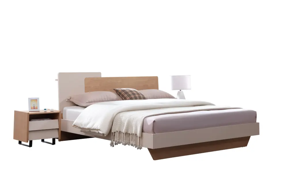 BED ROBSON REF DZ-26 6'0 NEW BURLY WOOD / CREAM MAT