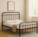 BED MEL (DIY) 5'0 190 X 150 CM BLACK 