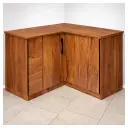 BASE UNIT FANCY IV CORNER PLYWOOD BROWN