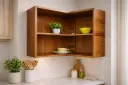 WALL  CORNER FANCY IV PLYWOOD BROWN