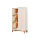 LIVING GLASS CABINET MONDRIAN 2 PTS (2PCS) OFF WHITE MR / FREIJO
