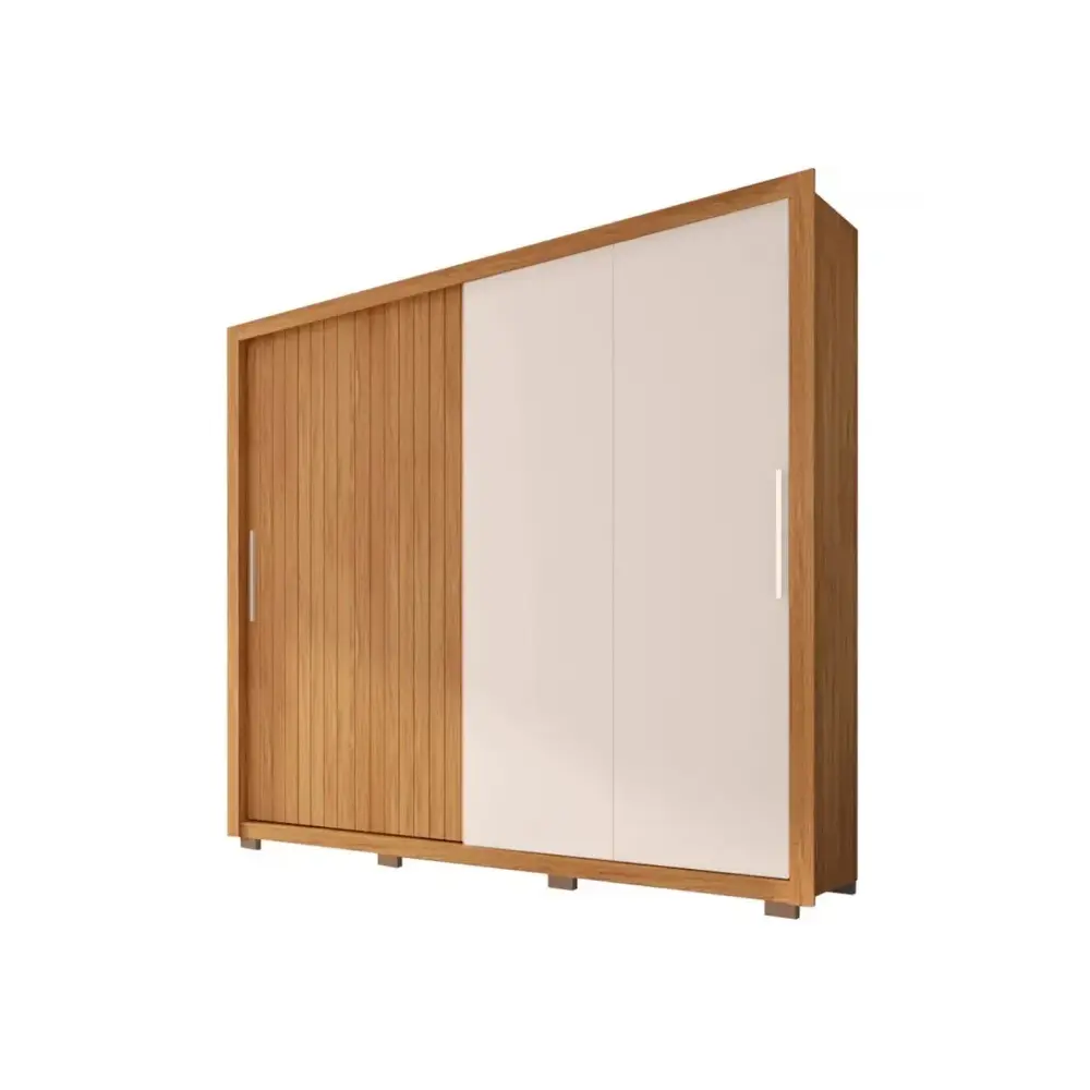 ARMOIRE MOVIMENT LUX 2.4 (5PCS) 4PTS FREIJO / OFF WHITE 