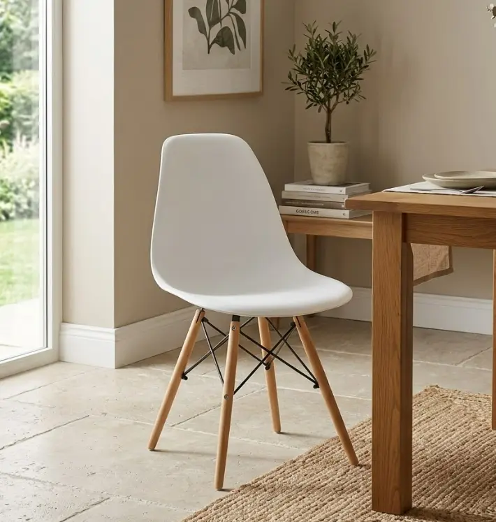 CHAISE DINING SAVANNA REF YWJ-6602 PP WHITE