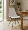 CHAISE DINING SAVANNA REF YWJ-6602 PP WHITE
