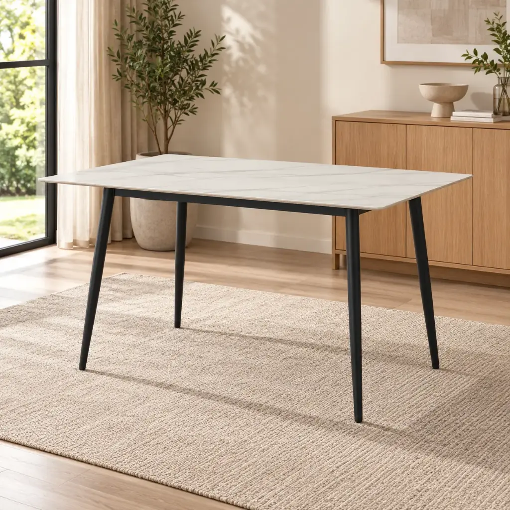 DINING TABLE DESIGNY (2PCS) REF ST-802 RECTANGLE