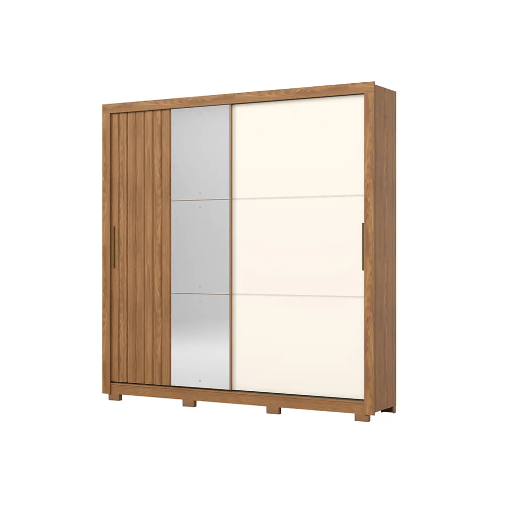 ARMOIRE VASTI REF D339-127 2PTS SLIDING OFF NATURE/OFF WHITE