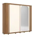 ARMOIRE MOZZATE REF D340-202 SLIDING 2PTS OFF NAT / OFF WHITE / BLACK