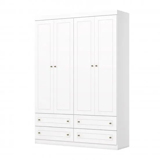 ARMOIRE AMERICANO REF I113-05 4PTS 4TIRS WHITE HP