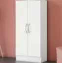 ARMOIRE ROMENAY REF B14-10 2PTS WHITE
