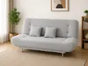 SOFA BED LAURIA 3 SEATER BEIGE ZS2504-15WITH MECHANISM/ 2 CUSHION ZS2504-22 BEIGE 