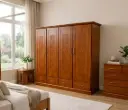 ARMOIRE MYSTIC 4PTS ORANGE FLOWER DESIGN