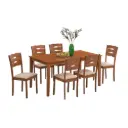 BELGIUM 6 SEATER DINING SET (6 CHAIRS + 1 TABLE)