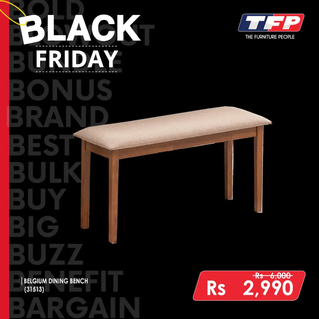 BELGIUM DINING BENCH