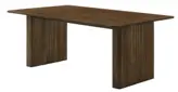 DINING TABLE COOPER (2PCS) OVAL 1800mm WALNUT 
