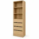 CLOSET LUCY 2 SHELF 4 DRAWER VANILLA  