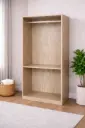 CLOSET LUCY 1 SHELF 2 HANGER VANILLA 
