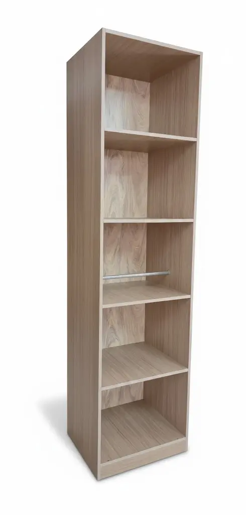 CLOSET LUX  5 SHELVES VANILLA 600 x 2300 x 500
