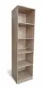 CLOSET LUX  5 SHELVES VANILLA 600 x 2300 x 500