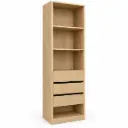 CLOSET LUX 3 SHELF + 3 DRAWER + 1 SMALL SHELF VANILLA