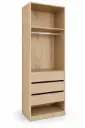 CLOSET LUX 1 HANGER 3 DRAWER VANILLA