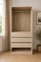 CLOSET LUX 1 HANGER 3 DRAWER VANILLA