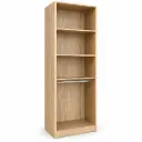 CLOSET LUX 4 SHELF + 1 HANGER VANILLA