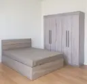 Bedroom Nardo: Armoire 4 pts 30753 + Lit 5'0 30754