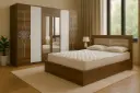 Bedroom Set Grace: Armoire 6 pts 31713 + Lit 5'0 31723