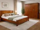 Bedroom Set Naira: Armoire 4 pts 24223 + Lit 4'6 24224
