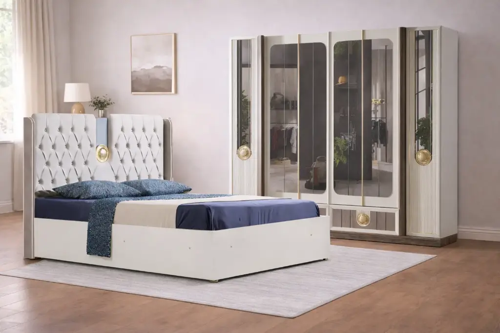 Bedroom Set Zara: Armoire 30802 + Lit 5'0 30809