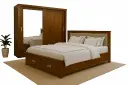 Bedroom Set Midley/Romalia: Armoire Sliding 26639 + Lit 5'0 28242