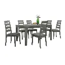 Dining Set Denmark: Table 31514 + 6 x Chair 31516