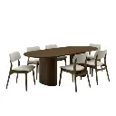 Dining Set Costa: Table 31900 + 6 x Chaise 31903