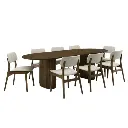 Dining Set Costa: Table 31901+ 8 x Chaise 31903