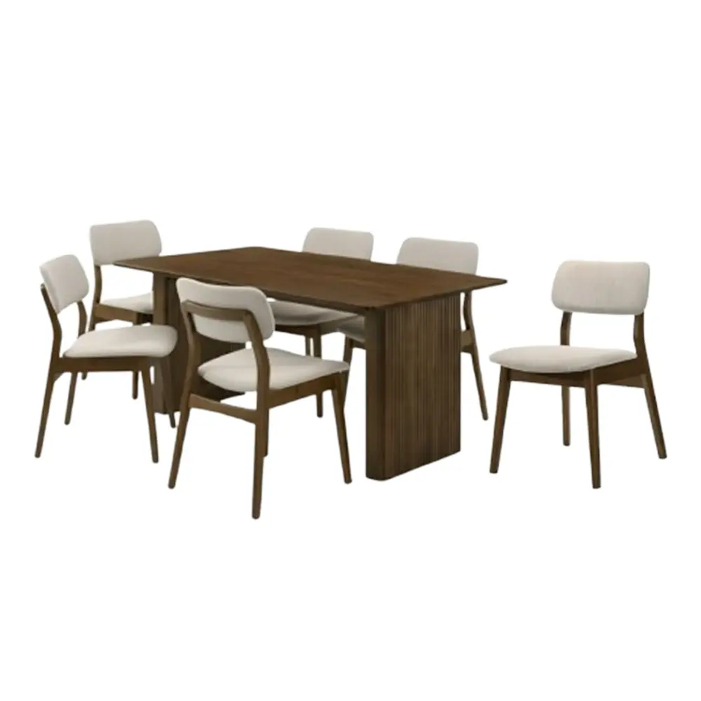 Dining Set Cooper: Table 31902+ 6 x Chaise 31903