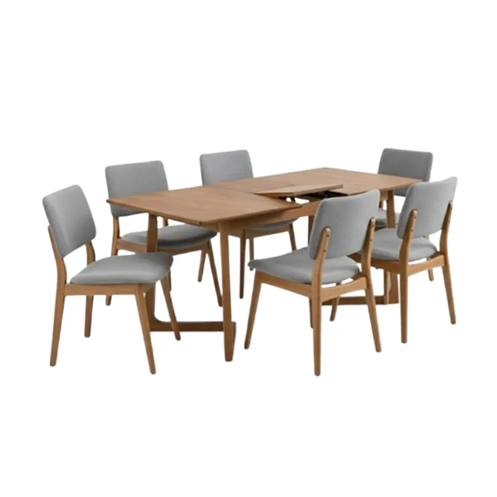 Dining Set Alsace - Table 31797 +6 x chaise 31798