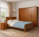 Bedroom Set Naira: Armoire 4 pts 24223 + Bed 6'0 25511 + TDN 26046
